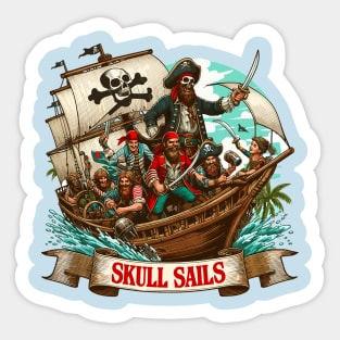 Pirate Ship Sticker